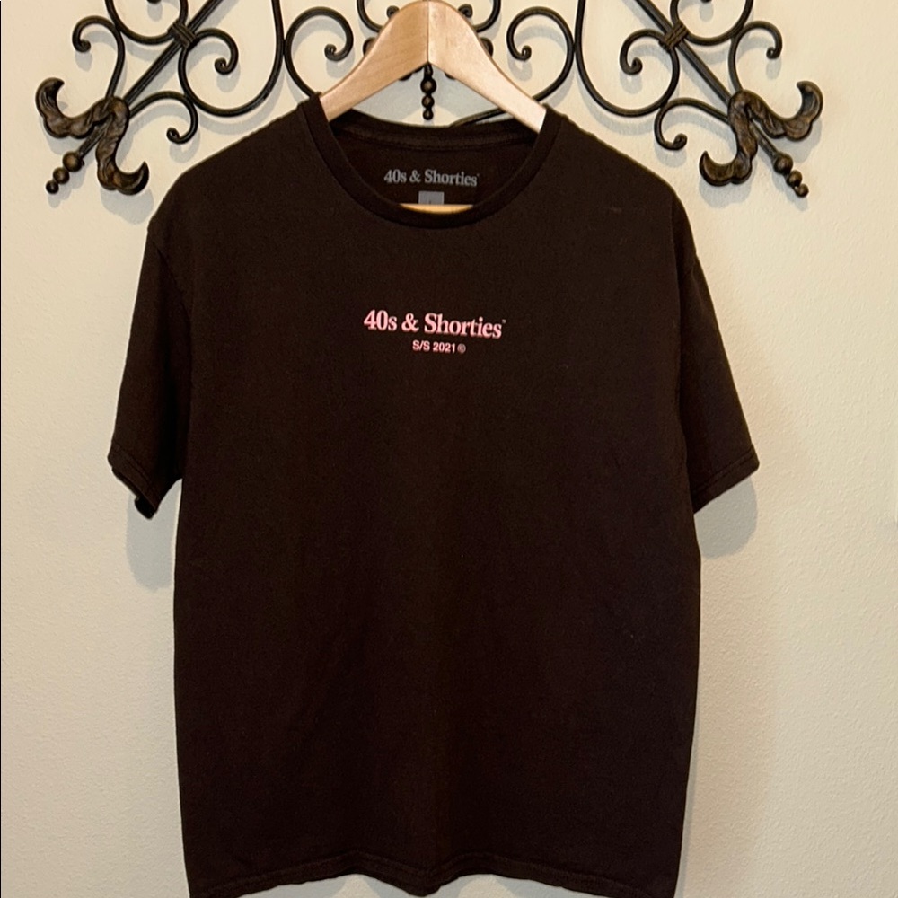 40's & SHORTIES SHORT SLEEVE TEE BROWN LARGE